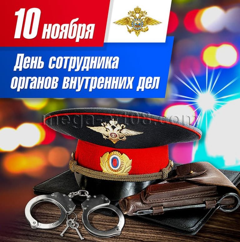 10 ноября-День сотрудников органов внутренних дел
